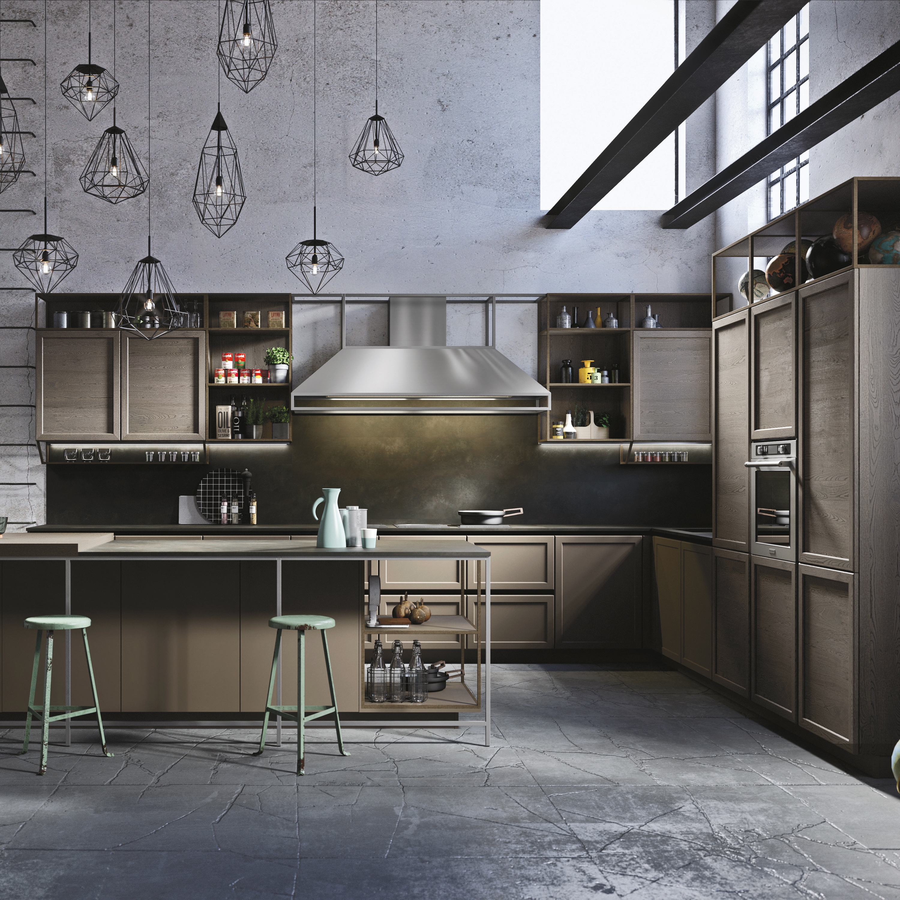 Produkt Frame | industrial des Herstellers Snaidero anzeigen