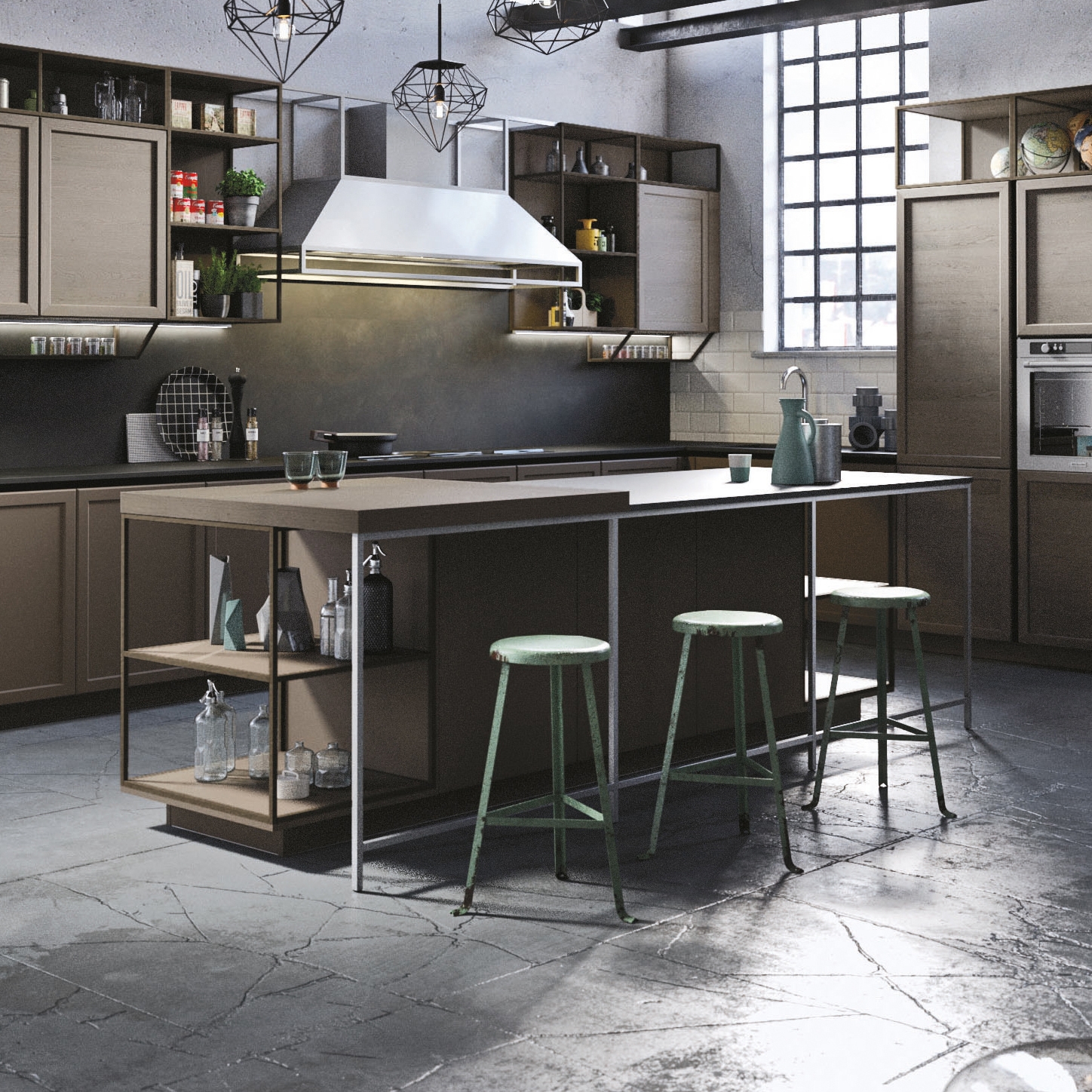 Produkt Frame | industrial des Herstellers Snaidero anzeigen