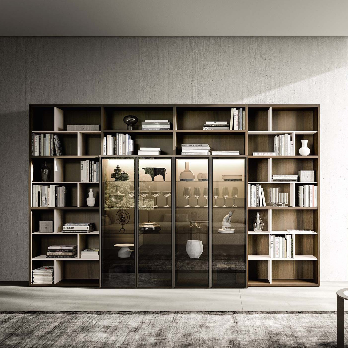 Display product Logiko floor standing bookcase from manufacturer Jesse