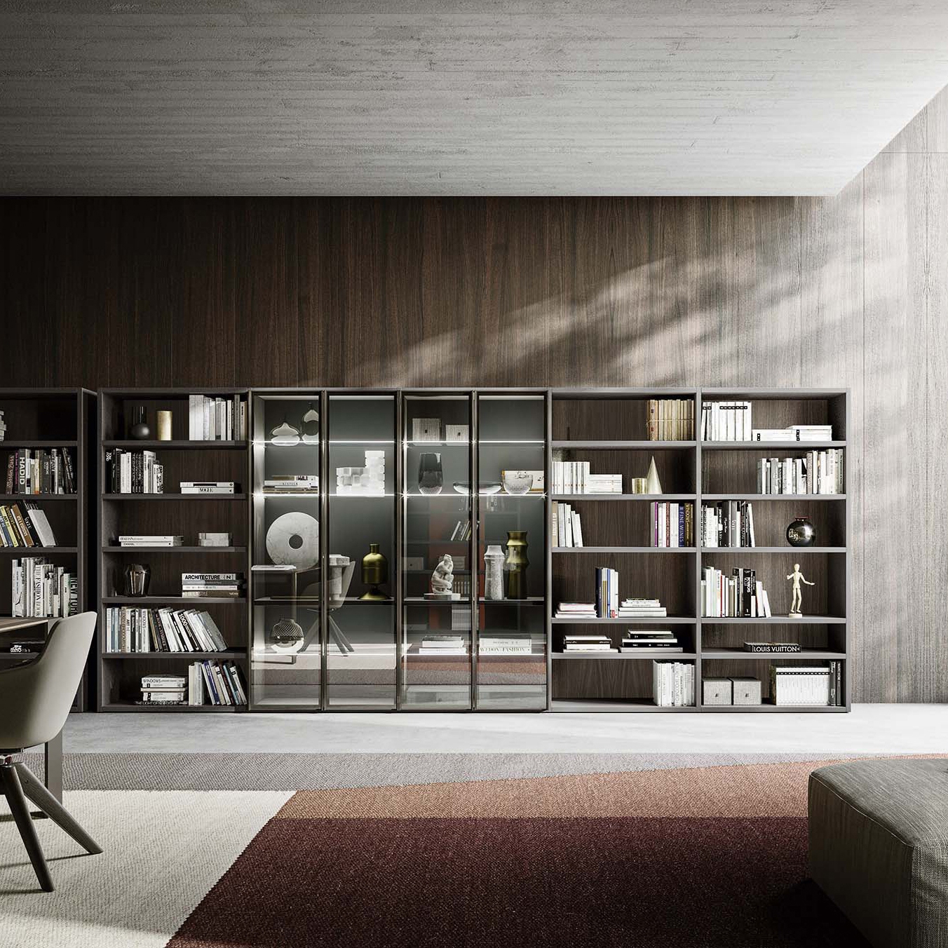 Display product Logiko floor standing bookcase from manufacturer Jesse