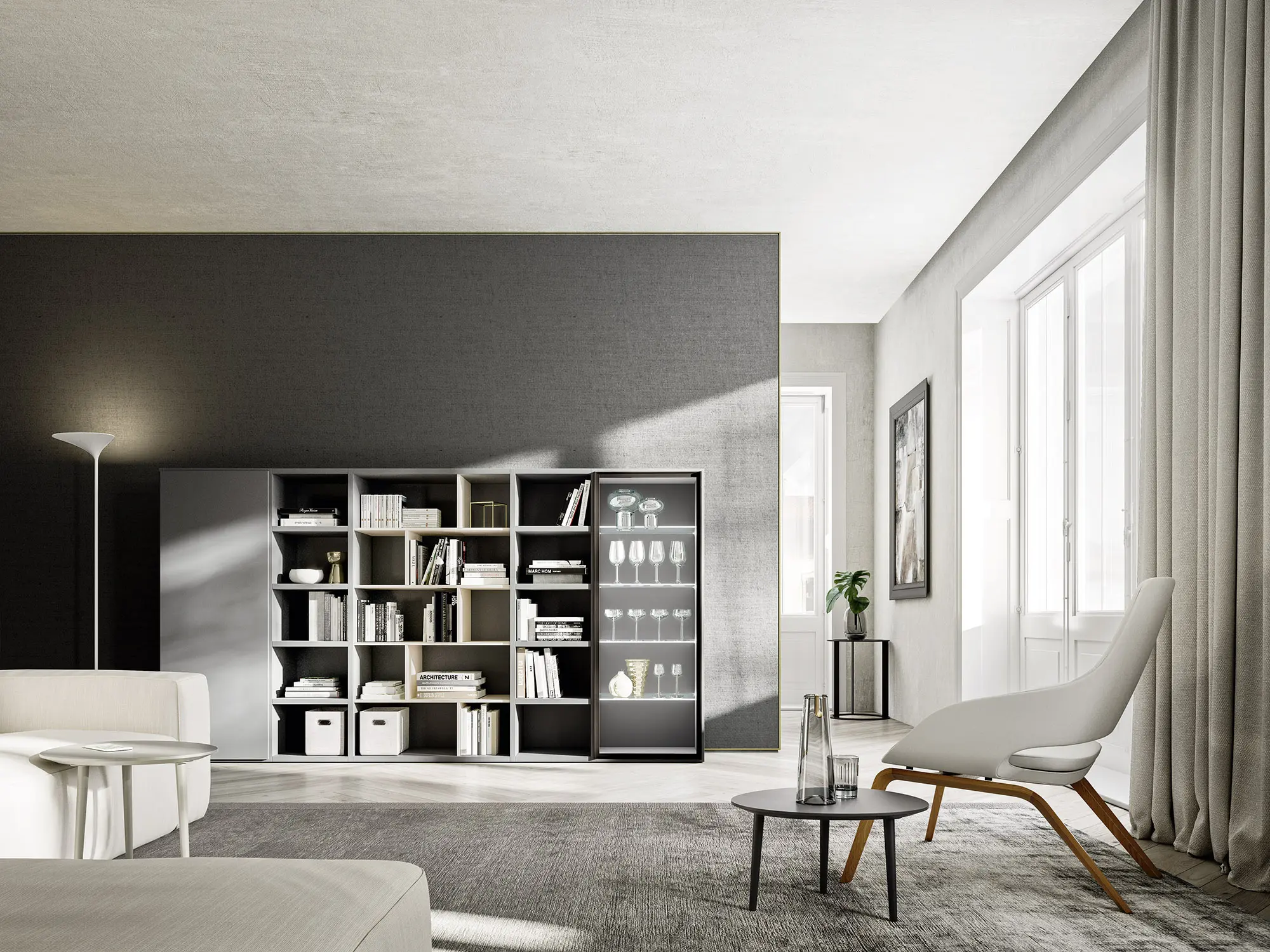 Jesse - Logiko floor standing bookcase