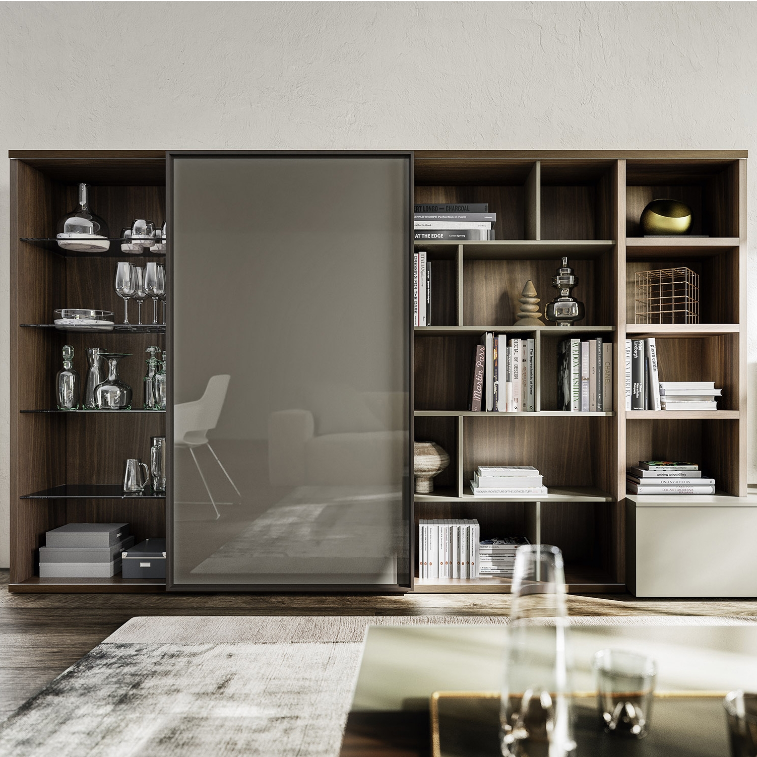 Display product Logiko floor standing bookcase from manufacturer Jesse