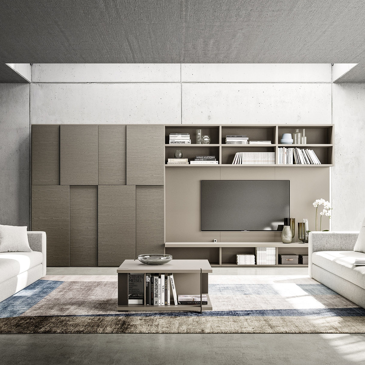 Display product Logiko floor standing bookcase from manufacturer Jesse