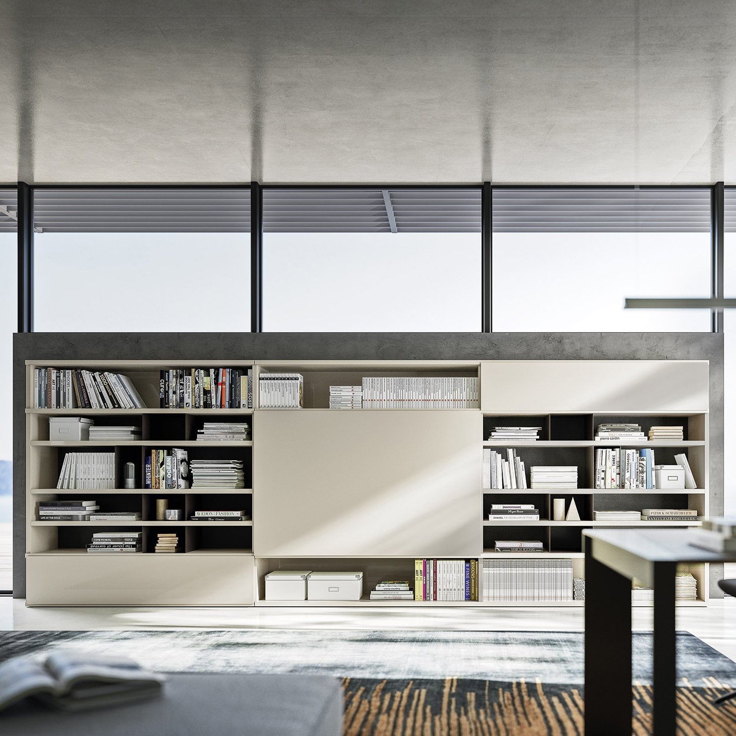 Display product Logiko horizontal bookcase from manufacturer Jesse
