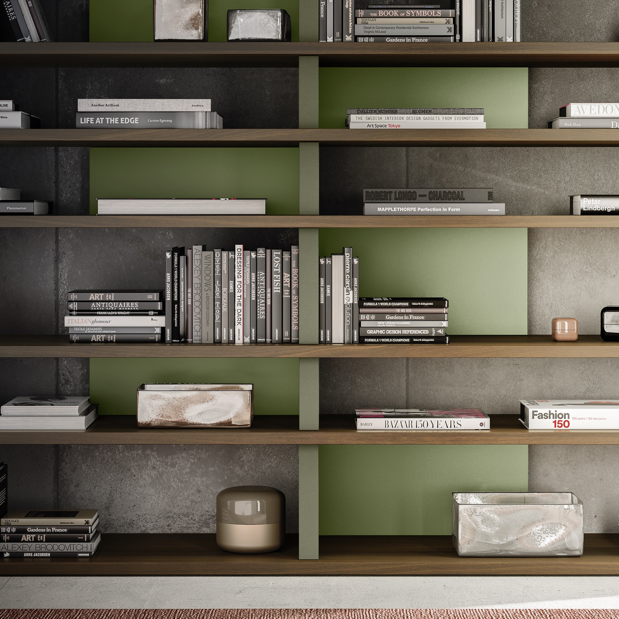 Display product Logiko horizontal bookcase from manufacturer Jesse