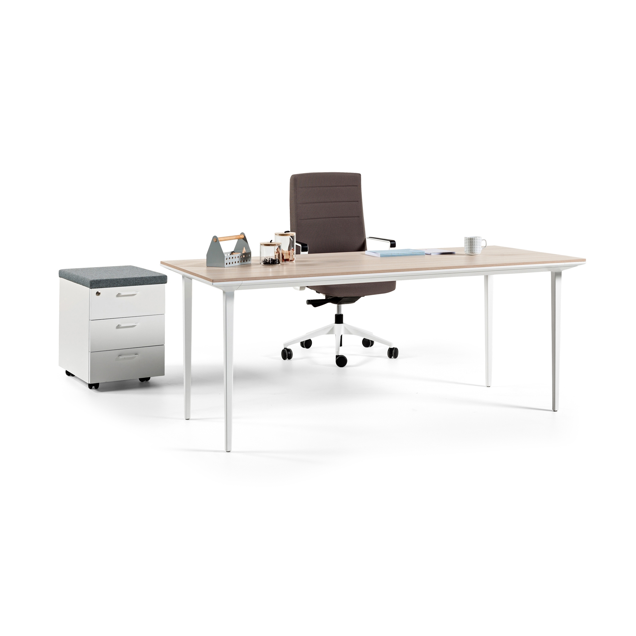 Vertoon produk Longo Desk van vervaardiger actiu
