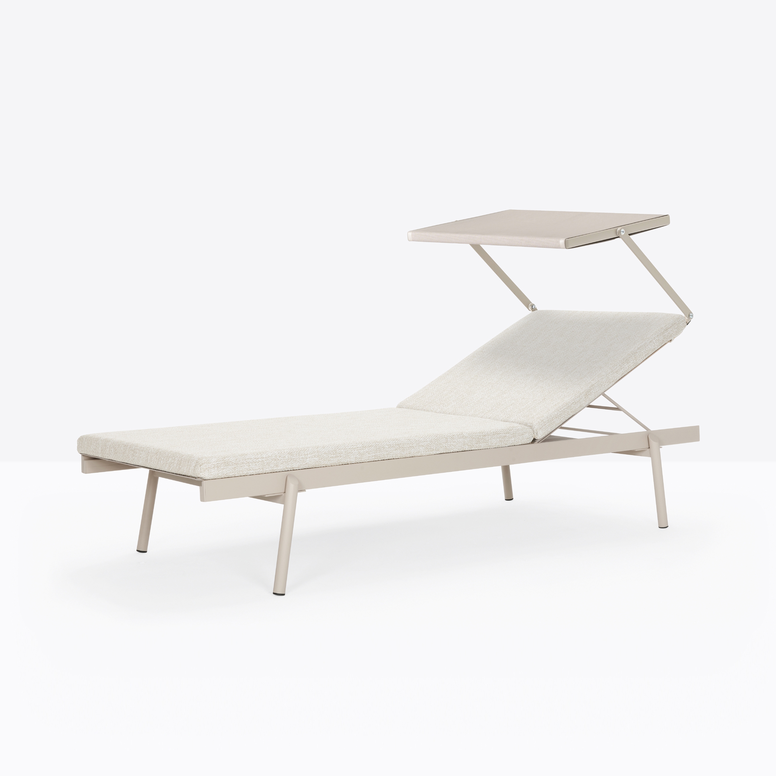 Rail sun lounger roof