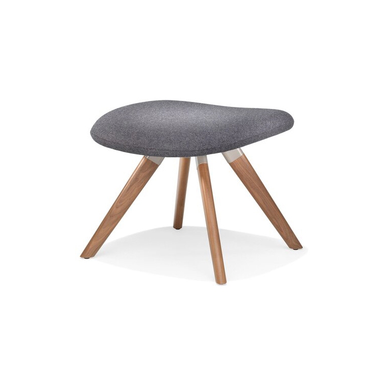 Display product Volpe stool/armchair on 4 wooden legs from manufacturer Kusch+Co