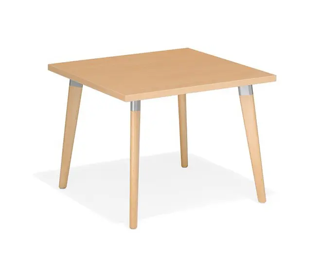 Kusch+Co - san_siro square/rectangular occasional table with wooden frame