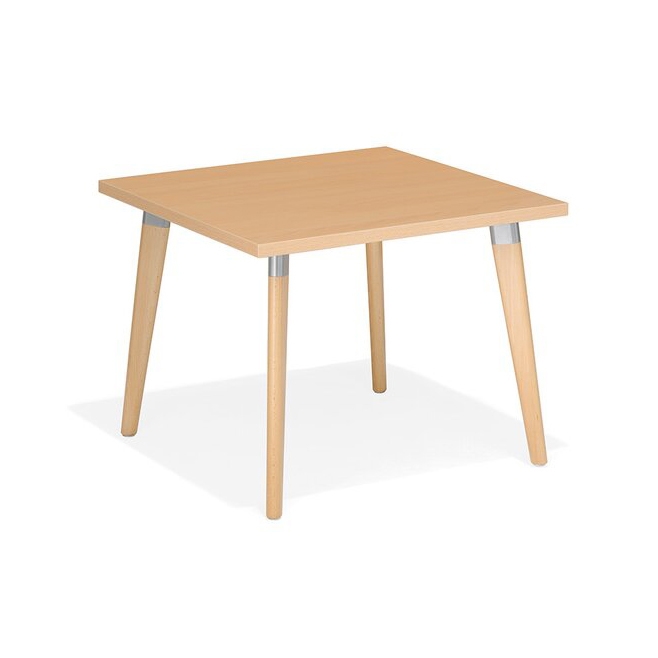 Display product san_siro square/rectangular occasional table with wooden frame from manufacturer Kusch+Co