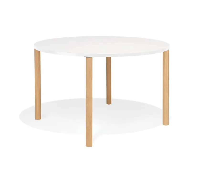 Kusch+Co - Arn Tisch rund mit Holzfüßen