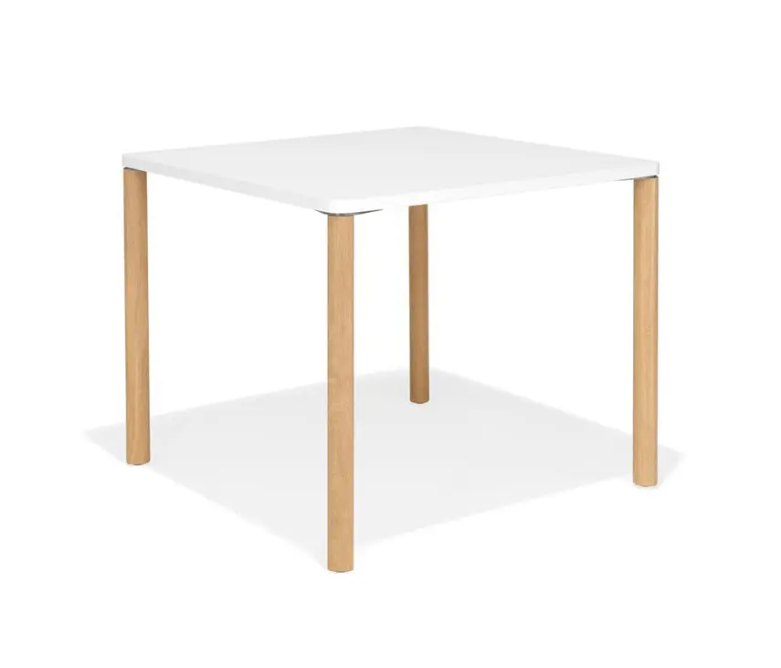 Kusch+Co - Arn square/rectangular table with wooden legs