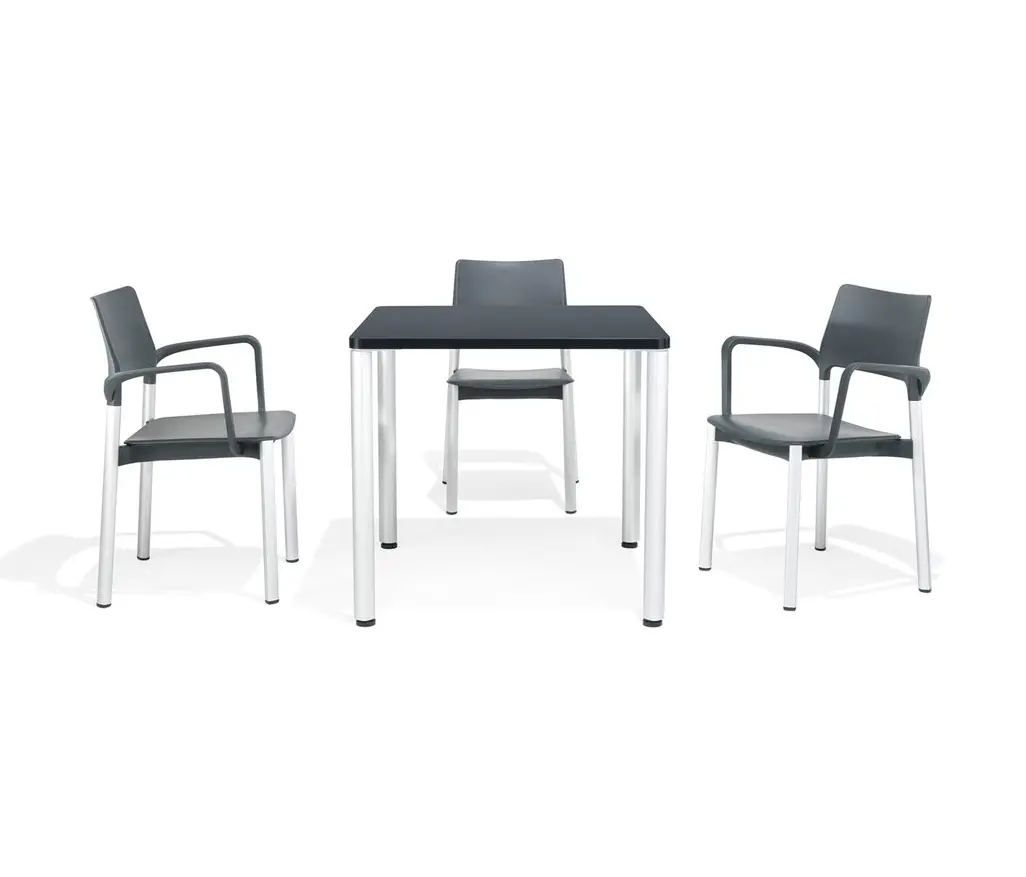 Kusch+Co - Arn square/rectangular table with aluminium legs