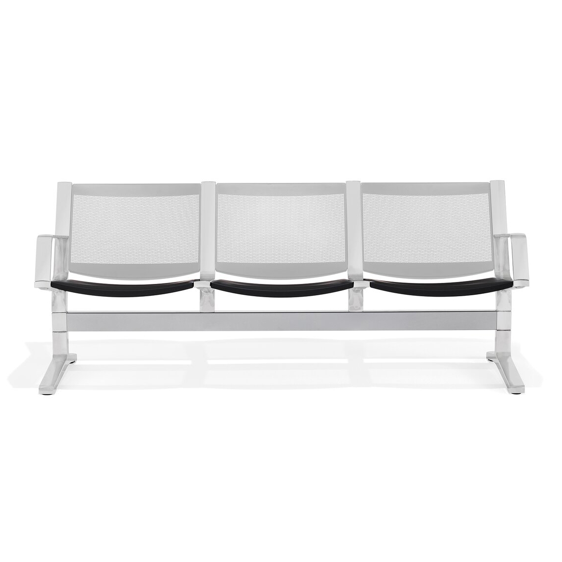 Mostra il prodotto 8000 2-, 3-, 4-, 5-, 6-seater bench, PU seat, metal back del produttore Kusch+Co