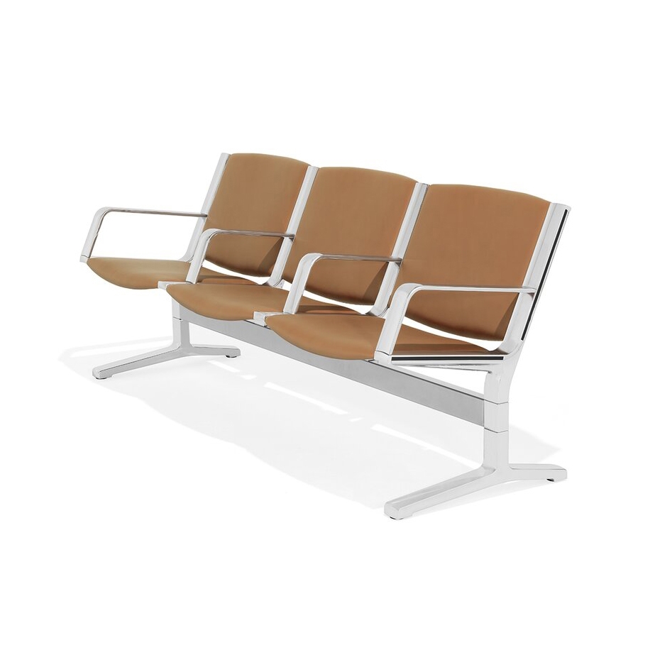 Display product 8000 2-, 3-, 4-, 5-, 6-seater bench, upholstered seat and back from manufacturer Kusch+Co