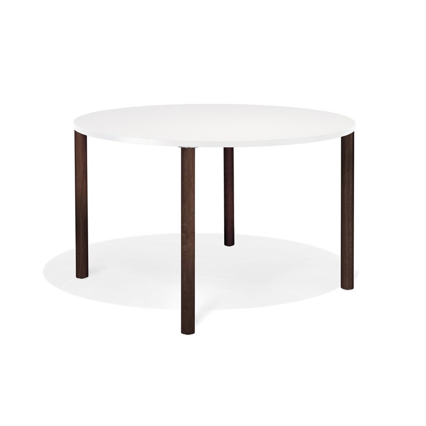 Arn round table with wooden legs