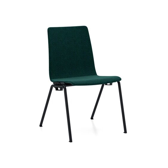 beWise chair on four metal legs, fully upholstered