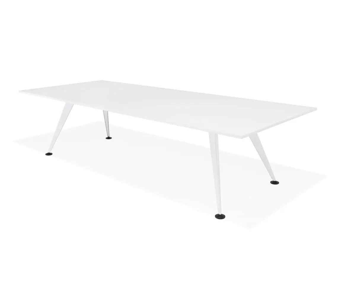 Kusch+Co - Comta rectangular table with metal legs