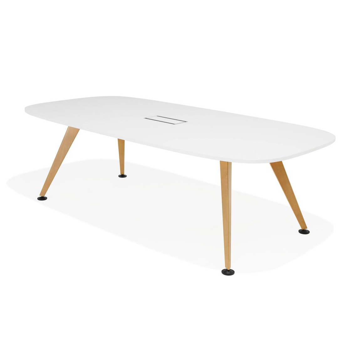Comta table forme stade avec pieds en bois