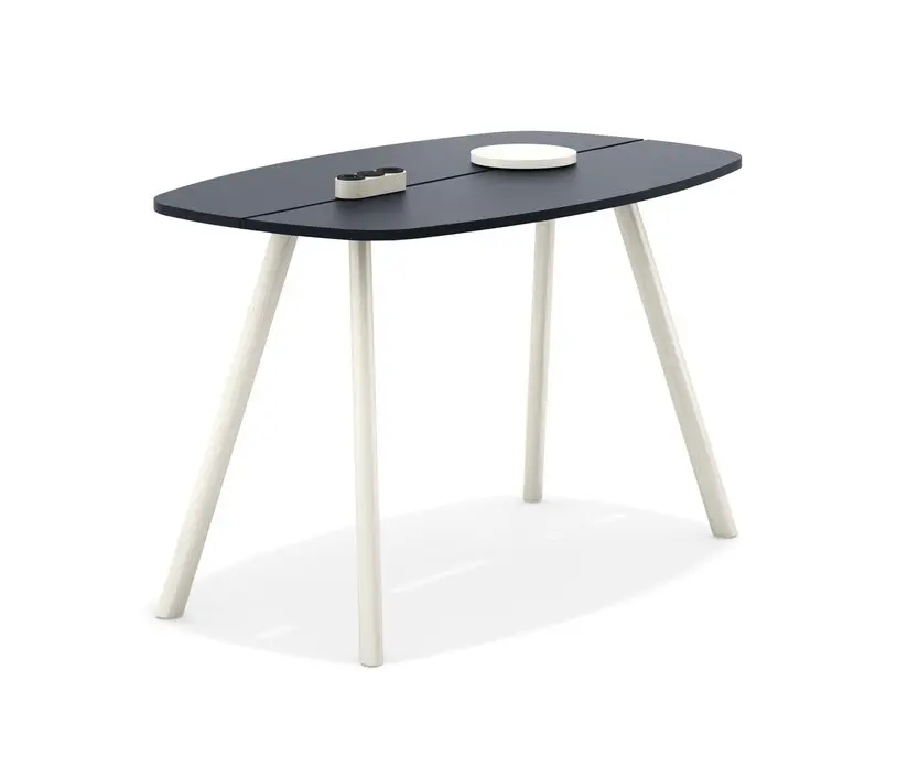 Kusch+Co - Creva Table haute forme de cogue, sans ou avec joint plateau