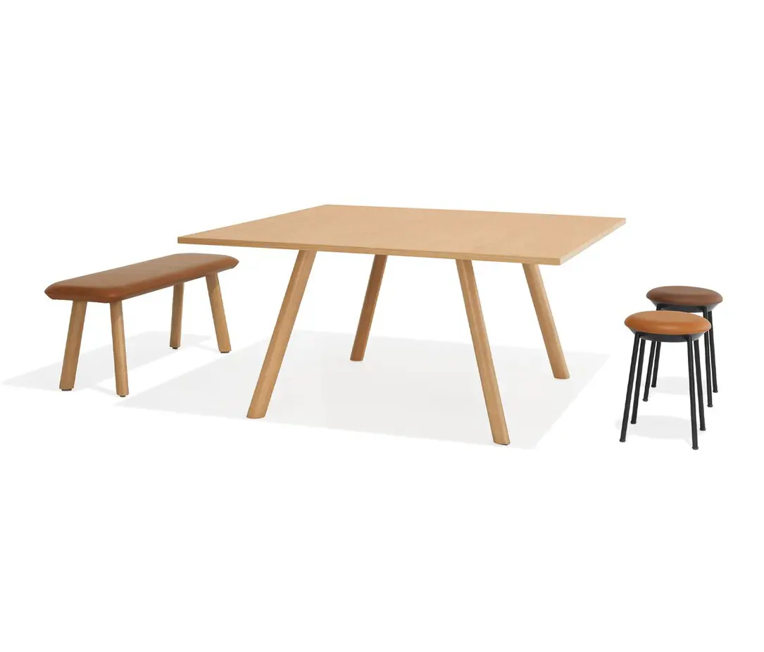 Kusch+Co - Creva square/rectangular table, without or with top joint
