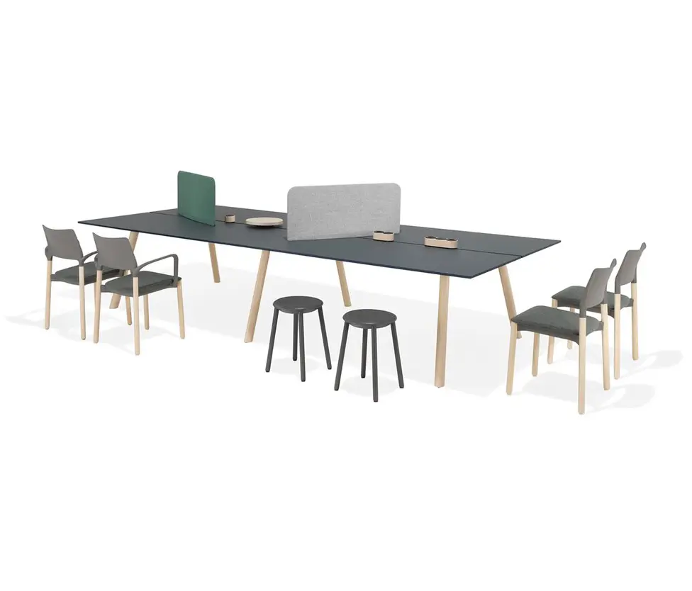 Kusch+Co - Creva square/rectangular table, without or with top joint