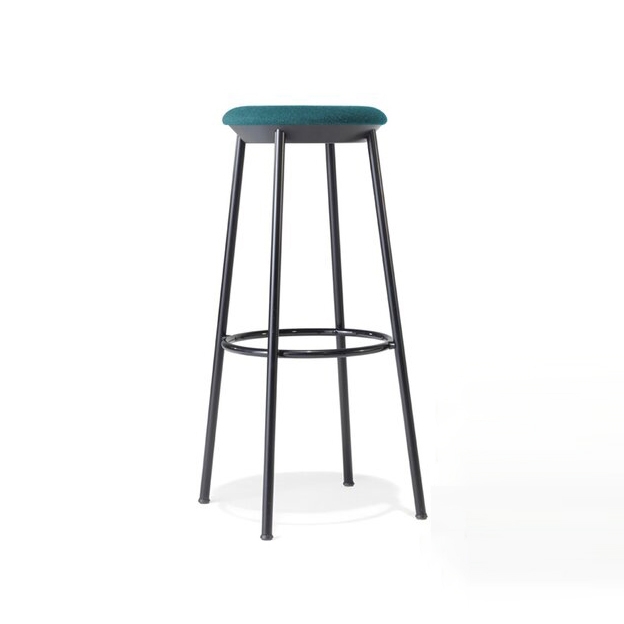 Creva Stool on 4 metal legs