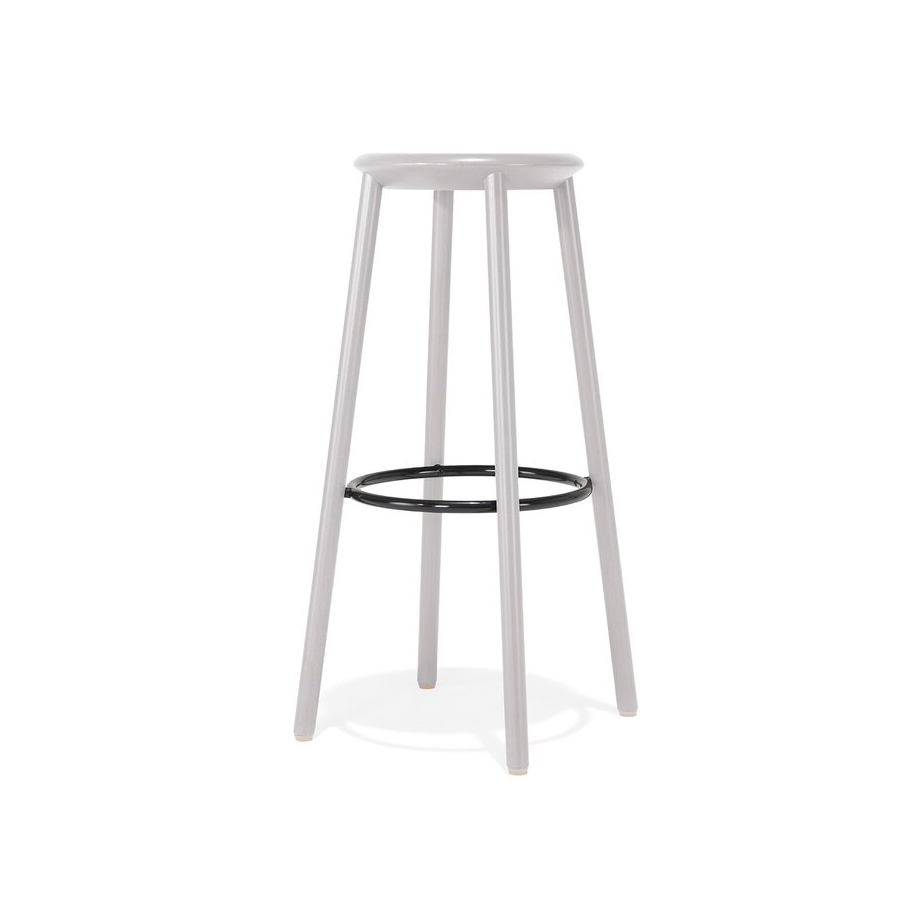 Creva Stool on 4 wooden legs