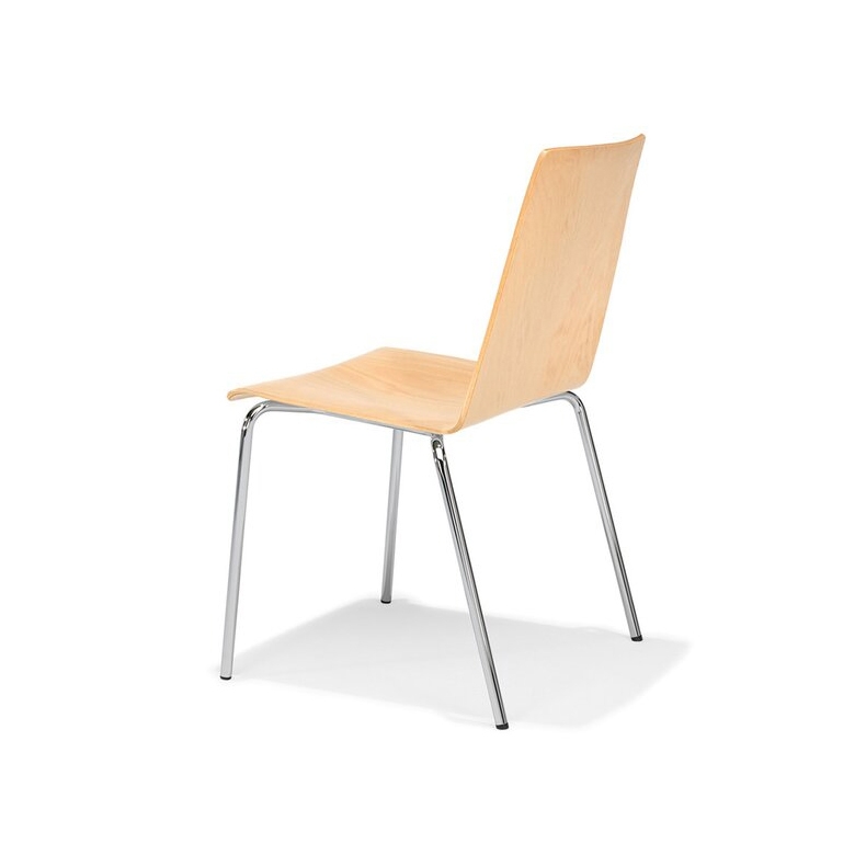 Duo chair on 4 metal legs
