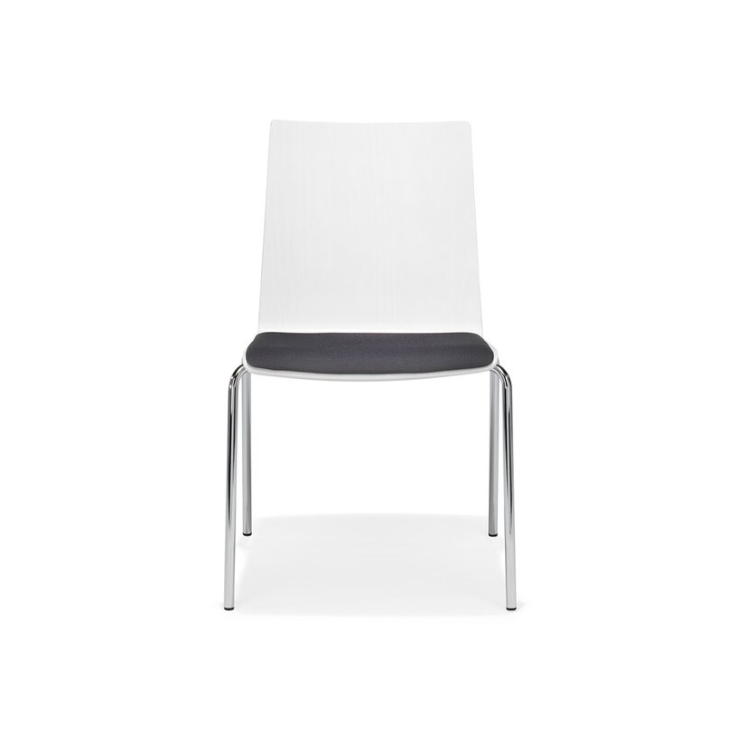 Display product Duo chair on 4 metal legs from manufacturer Kusch+Co