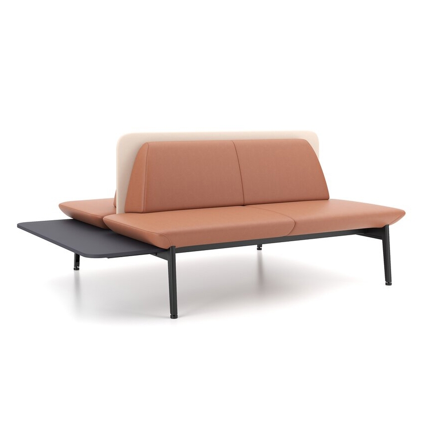 Display product Genaya double-sided sofa with panel, freestanding or for integration from manufacturer Kusch+Co