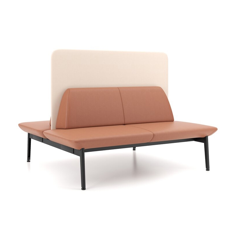 Mostrar el producto Genaya double-sided sofa with panel, freestanding or for integration del fabricante Kusch+Co