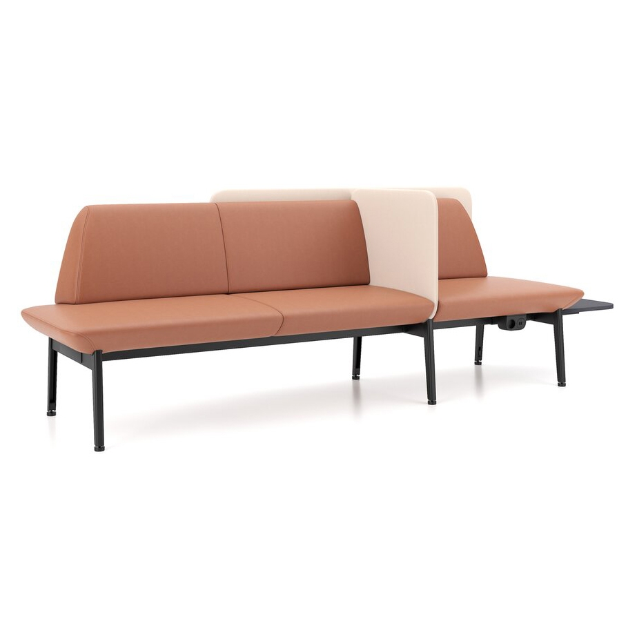 Mostrar el producto Genaya sofa with panels, freestanding or for integration del fabricante Kusch+Co