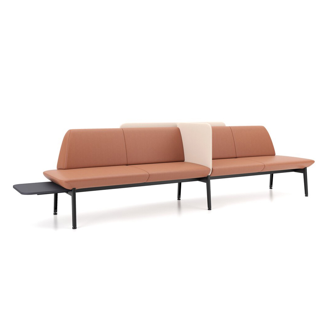 Mostrar el producto Genaya sofa with panels, freestanding or for integration del fabricante Kusch+Co