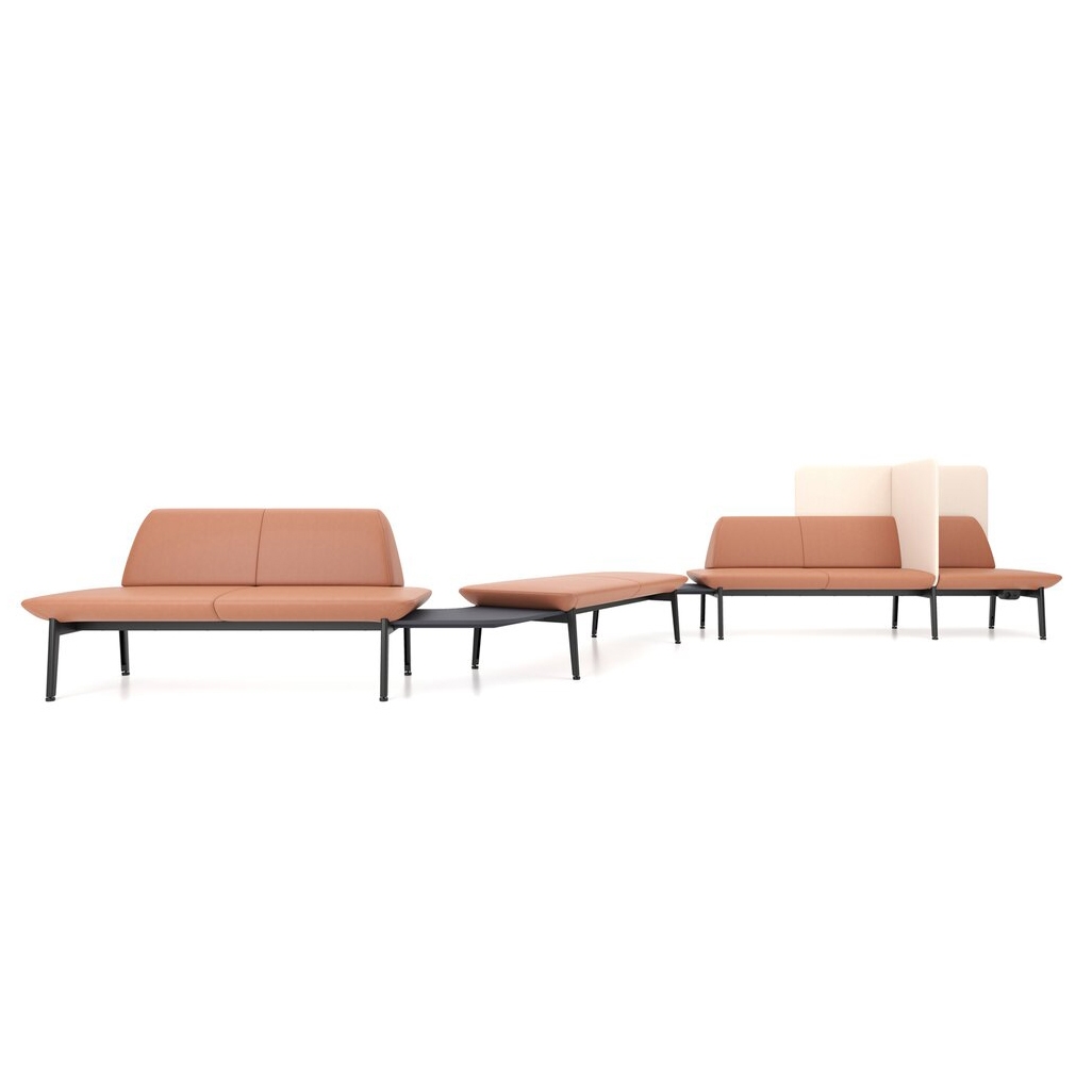 Mostrar el producto Genaya sofa with panels, freestanding or for integration del fabricante Kusch+Co
