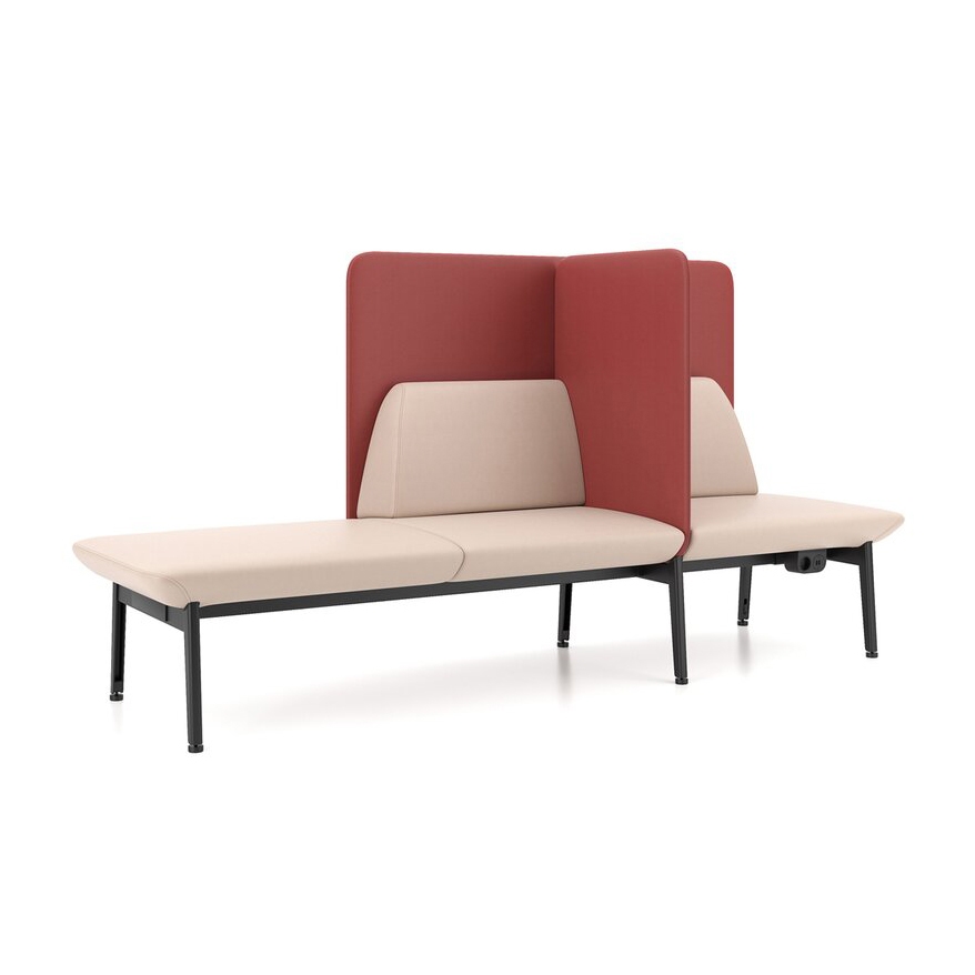 Mostra il prodotto Genaya sofa with panels, freestanding or for integration del produttore Kusch+Co