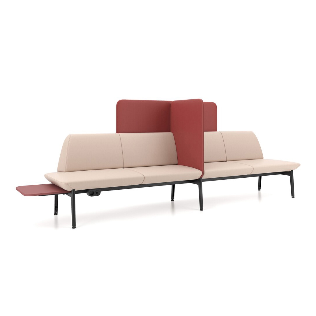 Display product Genaya sofa with panels, freestanding or for integration from manufacturer Kusch+Co