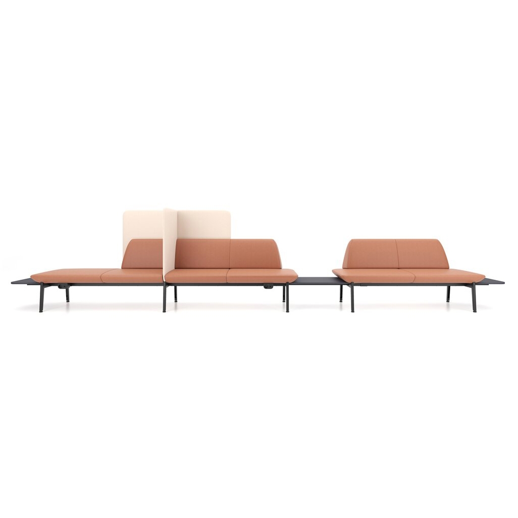 Display product Genaya sofa with panels, freestanding or for integration from manufacturer Kusch+Co