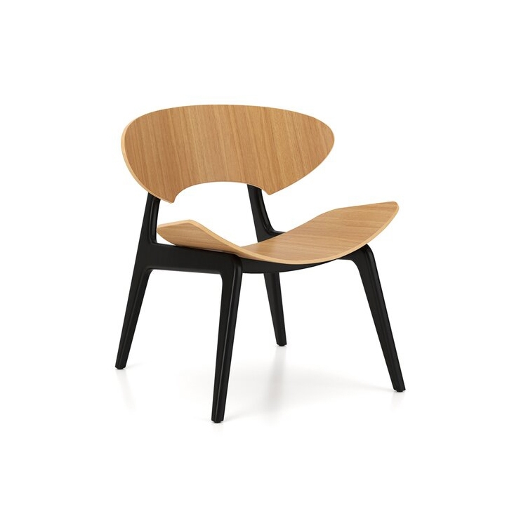Mostra il prodotto Kanu armchair on 4 wooden legs del produttore Kusch+Co