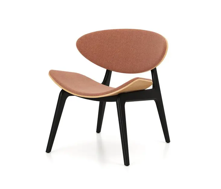 Kusch+Co - Kanu fauteuil sur 4 pieds en bois