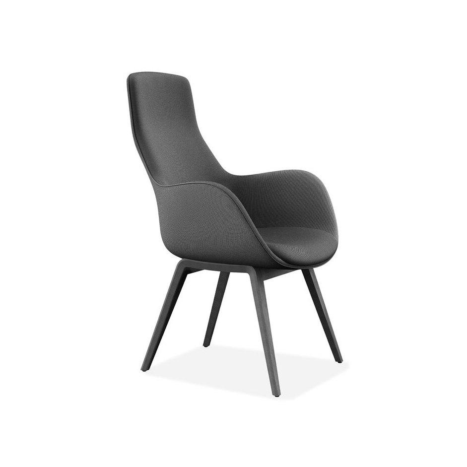 Mostra il prodotto Lupino armchair wooden four-legged frame del produttore Kusch+Co