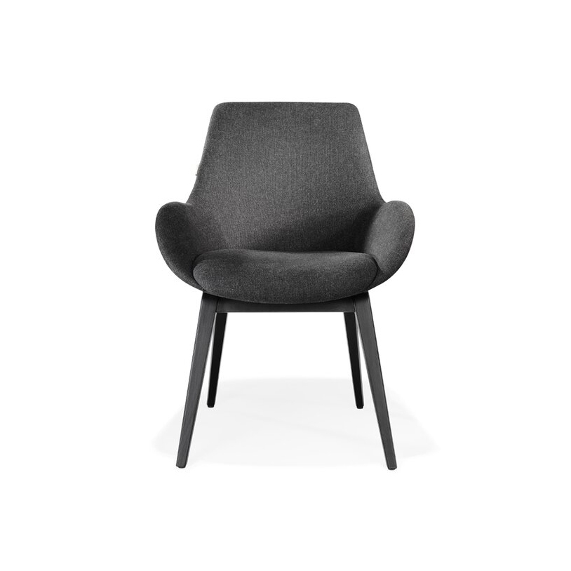 Vertoon produk Lupino armchair wooden four-legged frame van vervaardiger Kusch+Co