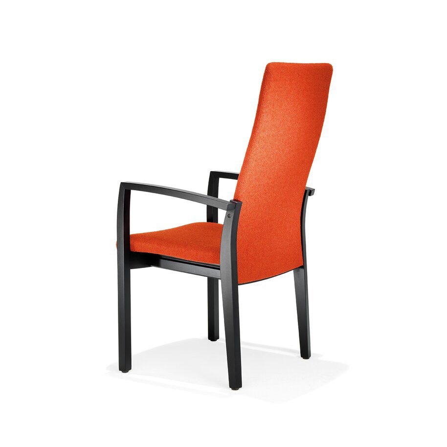 Palato armchair on wooden frame