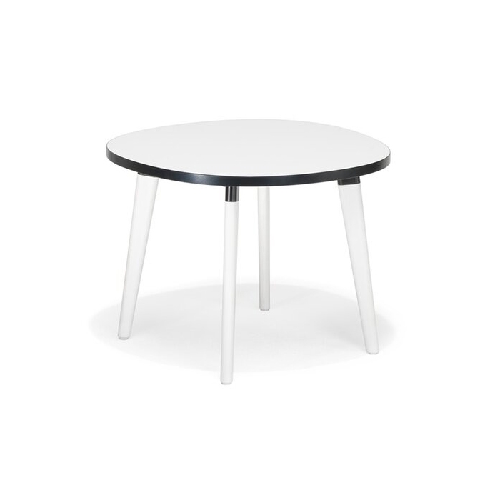 Display product san_siro pebble-shaped/round occasional table with wooden frame from manufacturer Kusch+Co