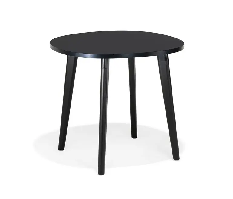 Kusch+Co - san_siro table forme galet/ronde avec piétement en bois