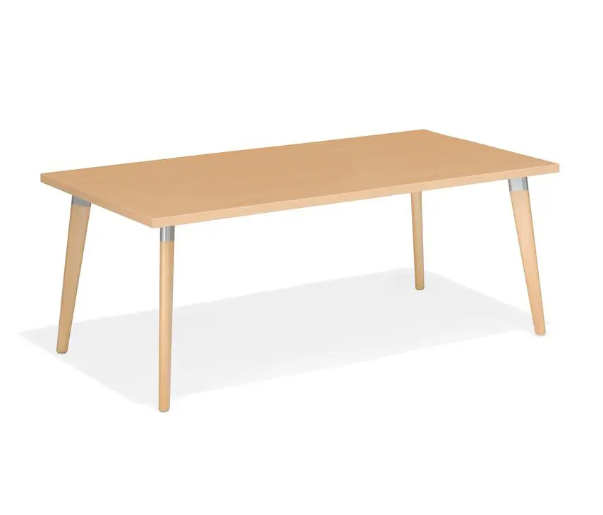 Kusch+Co - san_siro square/rectangular occasional table with wooden frame
