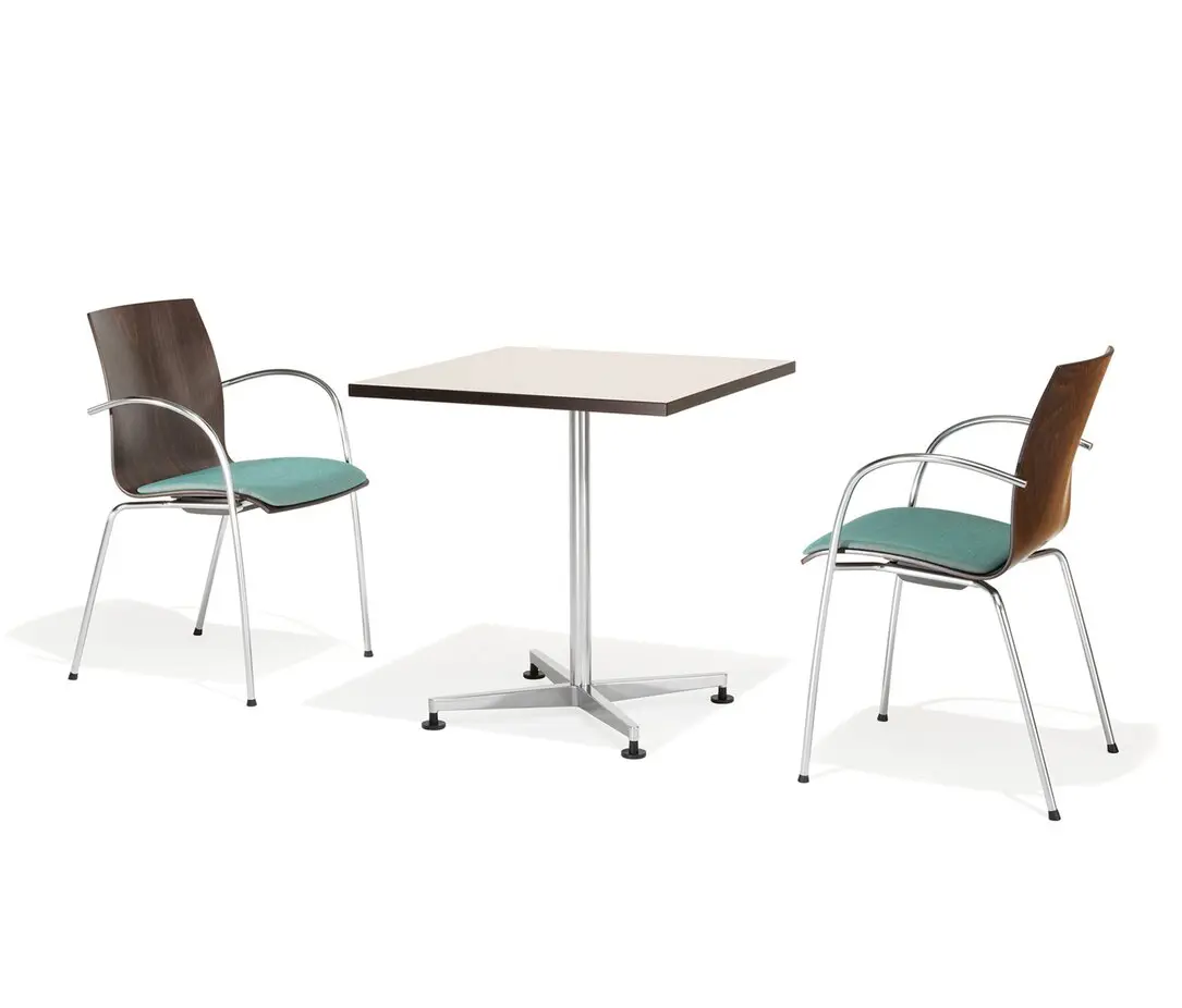 Kusch+Co - san_siro square/rectangular table with metal frame