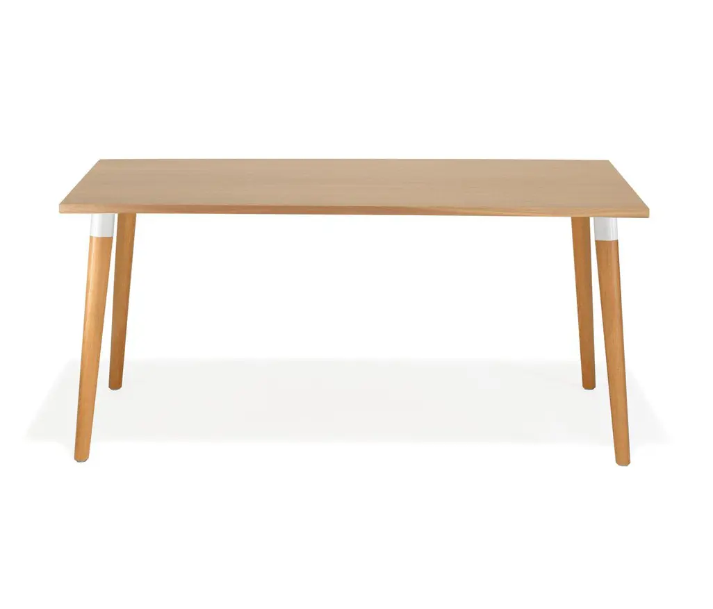 Kusch+Co - san_siro square/rectangular table with wooden frame