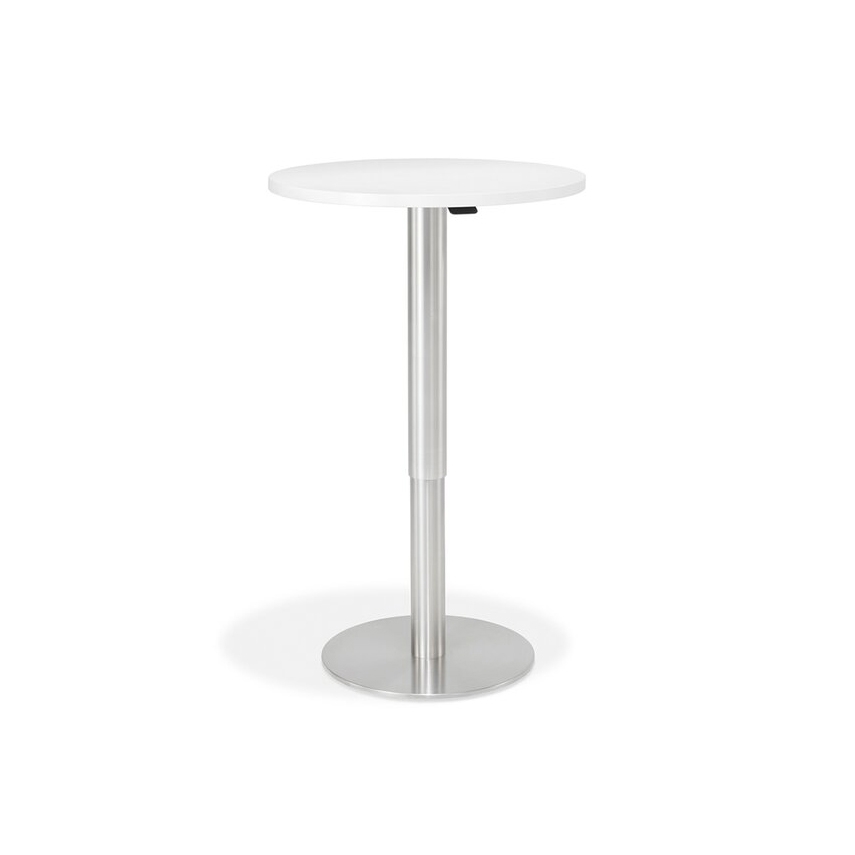 Tezo round table, height adjustable
