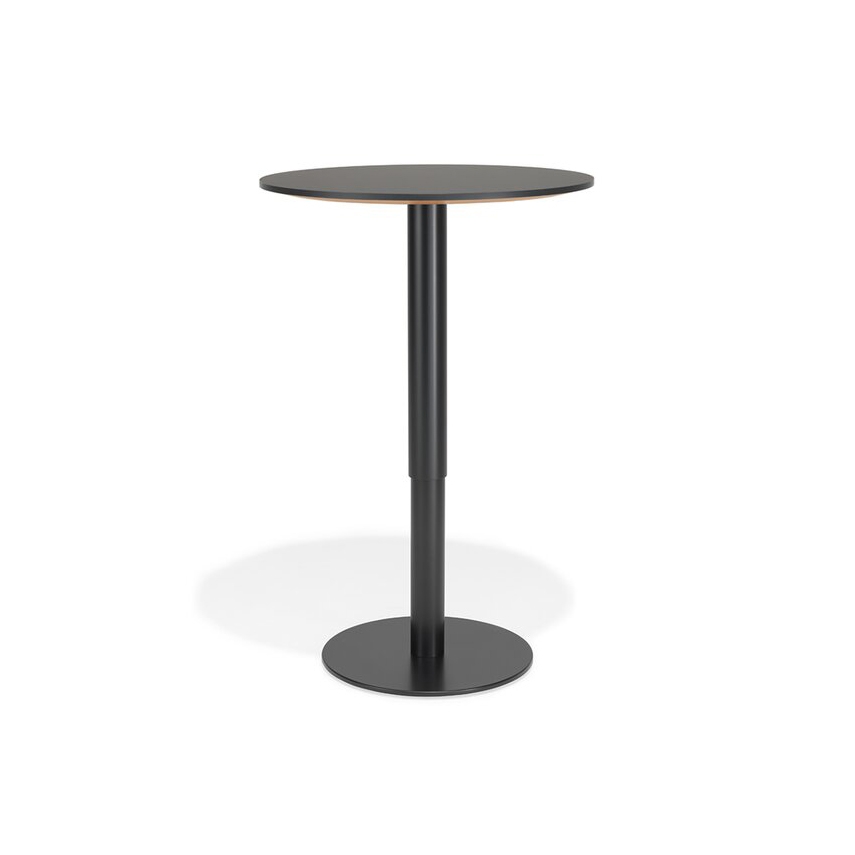 Display product Tezo round table, height adjustable from manufacturer Kusch+Co